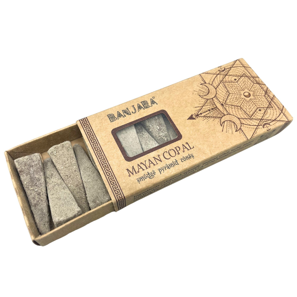 Banjara Smudge Pyramid Cones - Mayan Copal