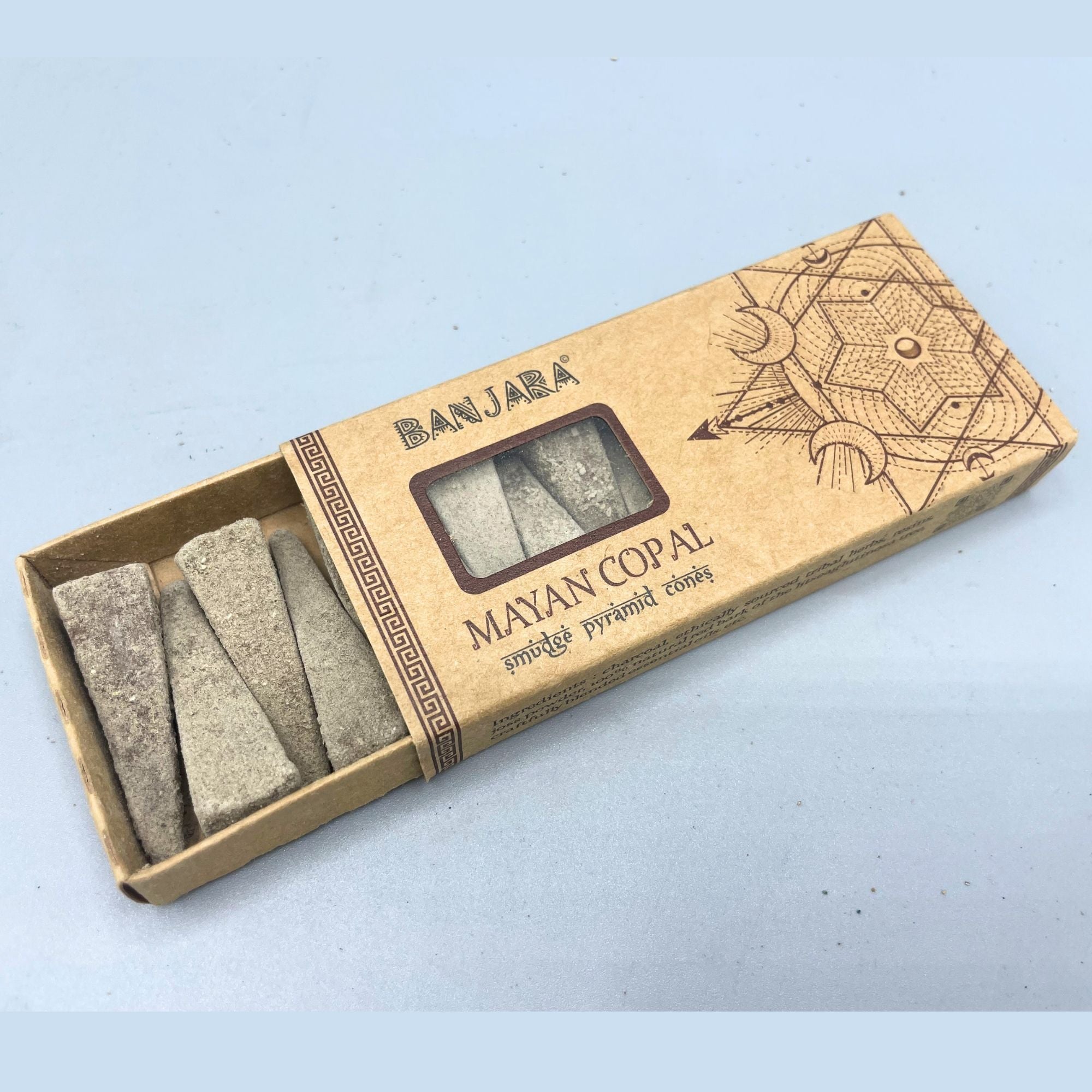 Banjara Smudge Pyramid Cones - Mayan Copal