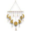 Indian Chimes - Brass Moon Phases Chimes - 43x40cm