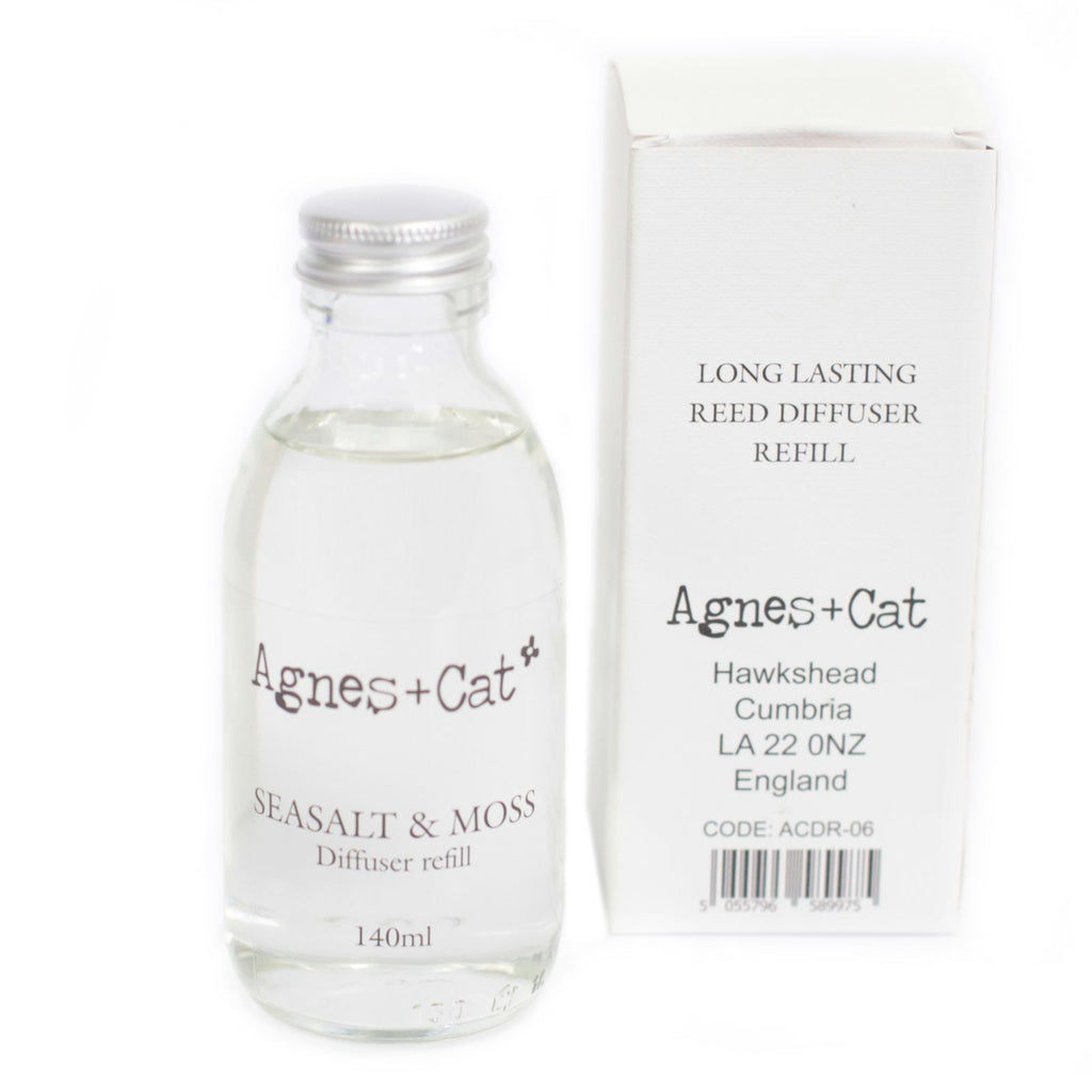 150ml Reed Diffuser Refill - Seasalt and Moss