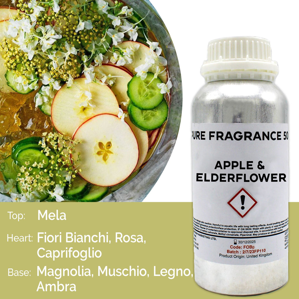 Apple & Elderflower Pure Fragrance Oil - 500ml