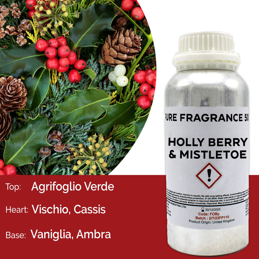 Holly Berry & Mistletoe Pure Fragrance Oil - 500ml