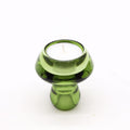 Set of 2 Mushroom Flip Dinner Candle / Tealight Holder - Garden Jade
