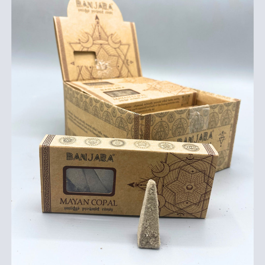 Banjara Smudge Pyramid Cones - Mayan Copal
