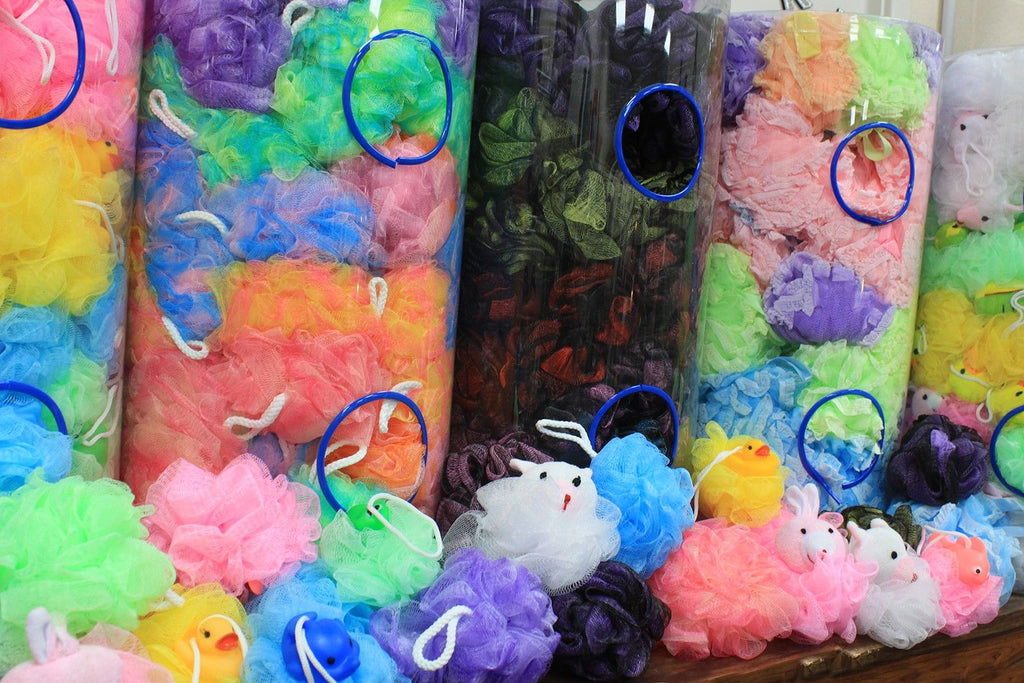 Pretty Variegated  Scrunchies 4 asst (display tube) - 40gm