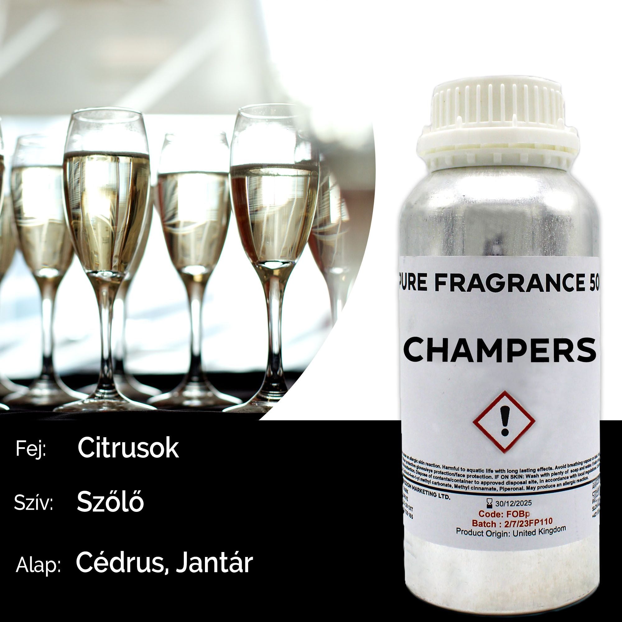 Champers Pure Fragrance Oil - 500ml