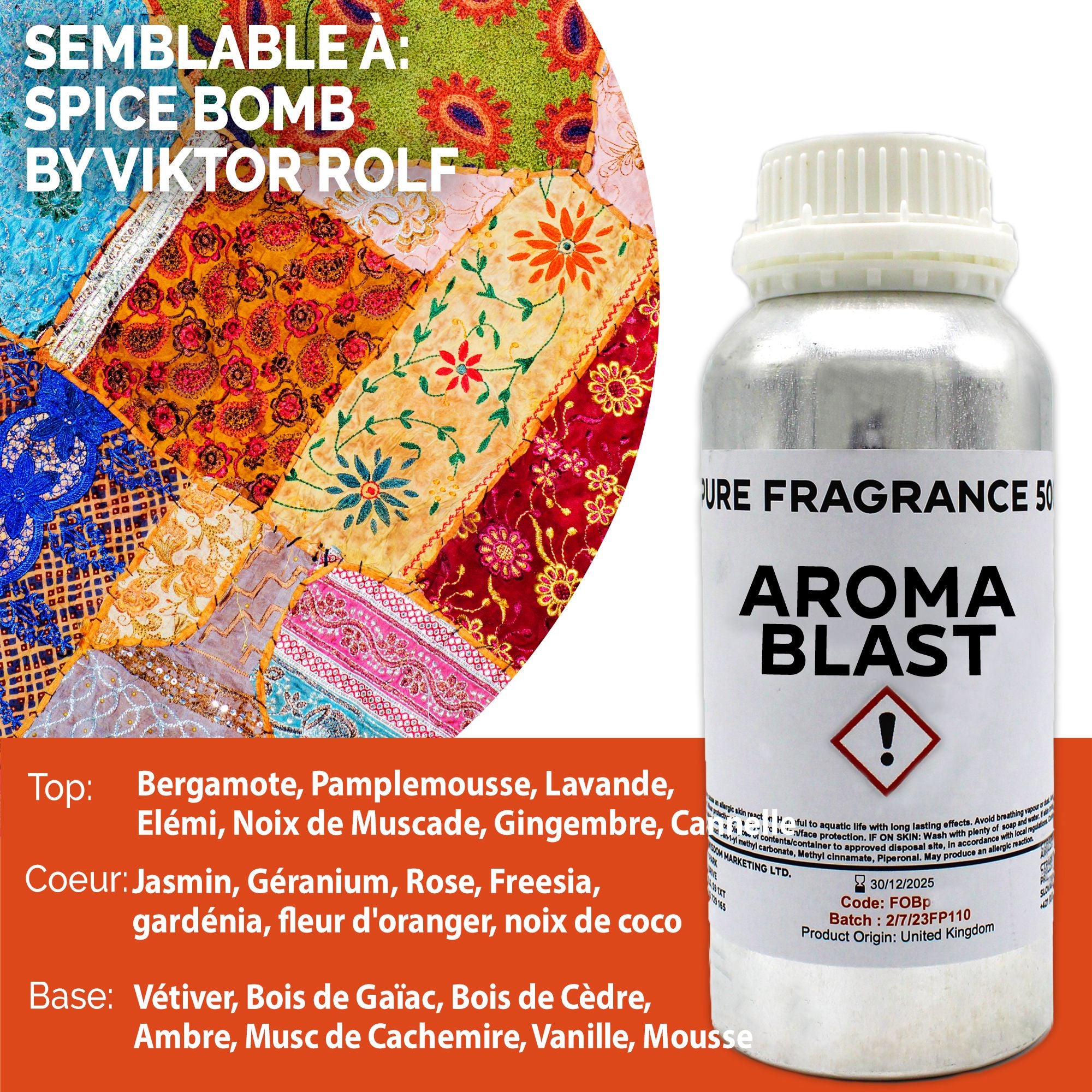 Aroma Blast Pure Fragrance Oil - 500ml