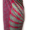 Teal Purple Mandela Sarong