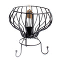 Low Salt Rock Brazier Lamp, Cable, Bulb, White Salt