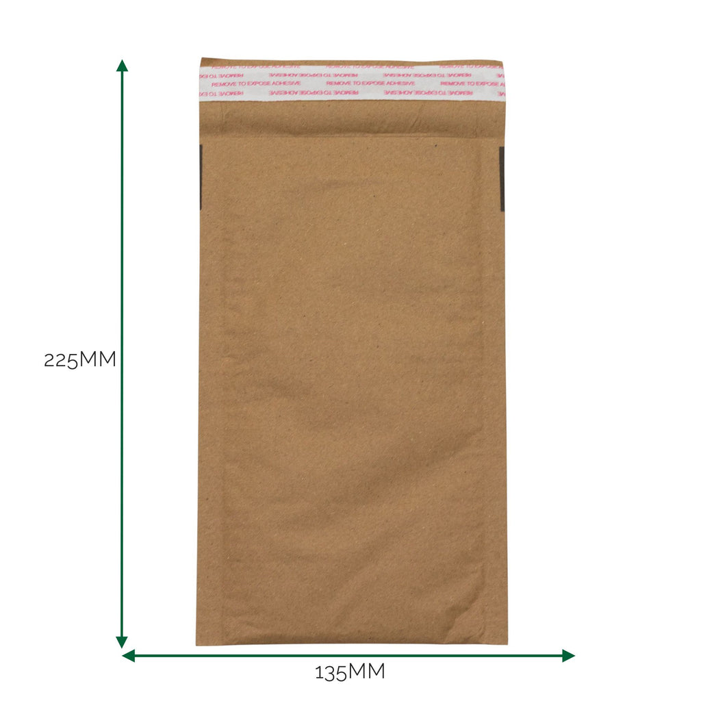 Kraft Padded Honeycomb Envelope (135x225+40mm)