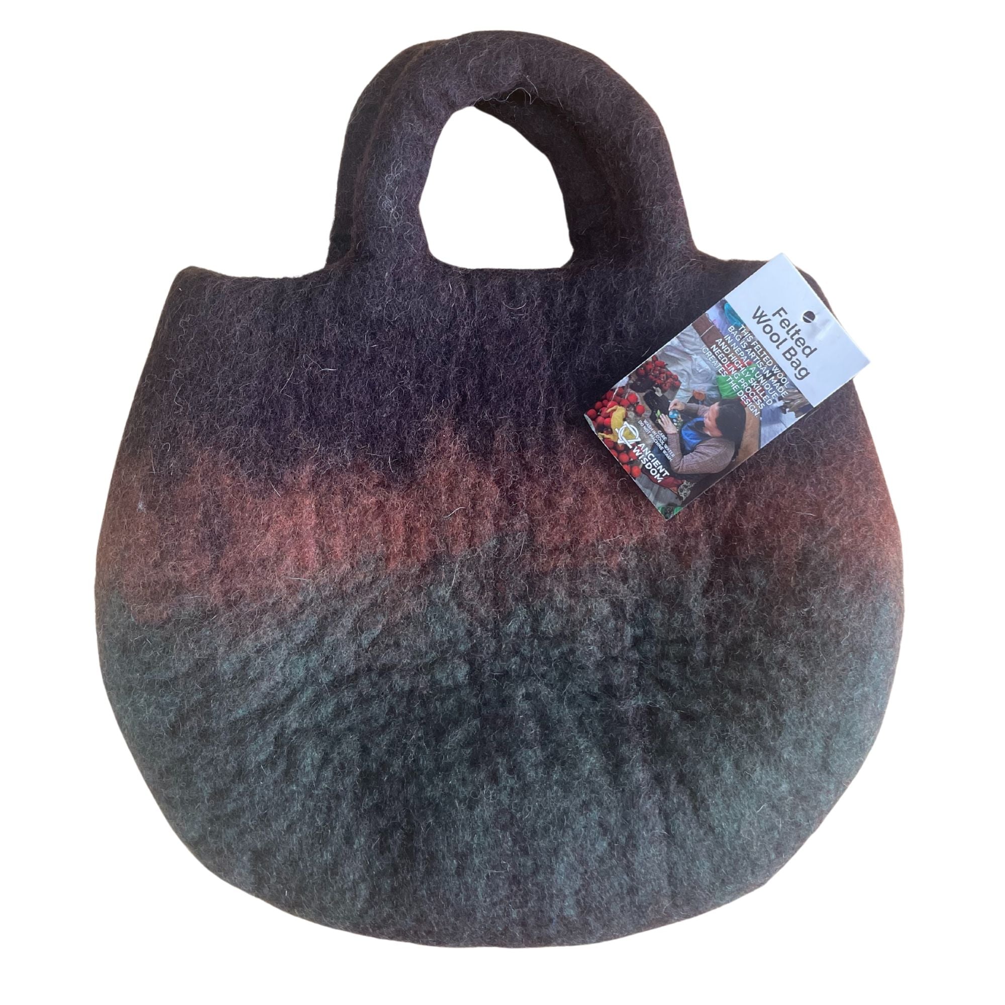 Fairy Garden Felted Bag - 35x27cm