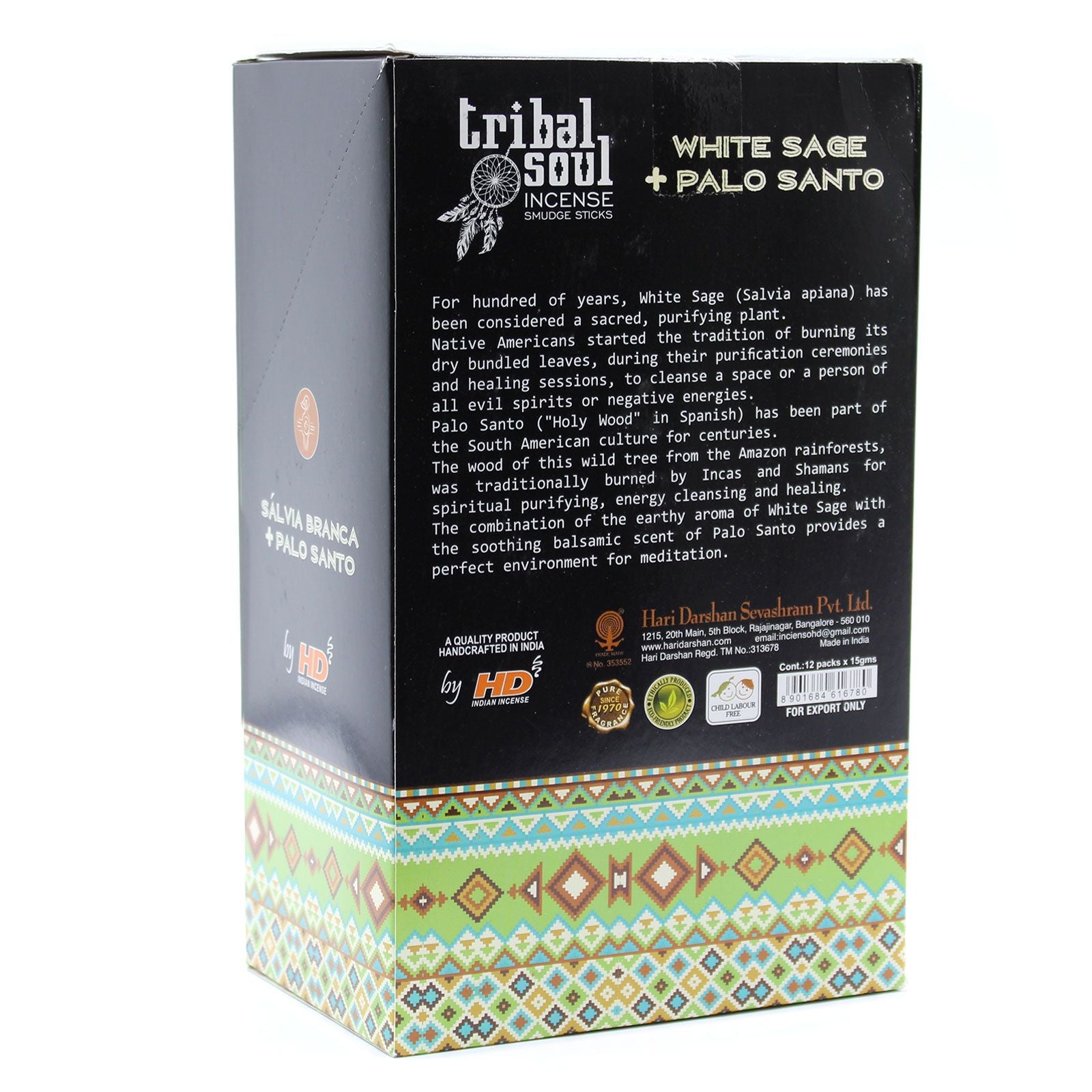 Tribal Soul Incesne - White Sage + Palo Santo