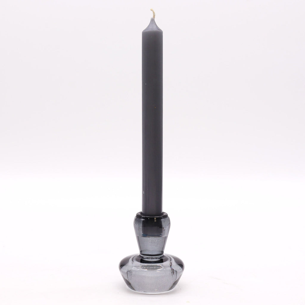 Set of 2 Mushroom Flip Dinner Candle / Tealight Holder - Midnight Grey