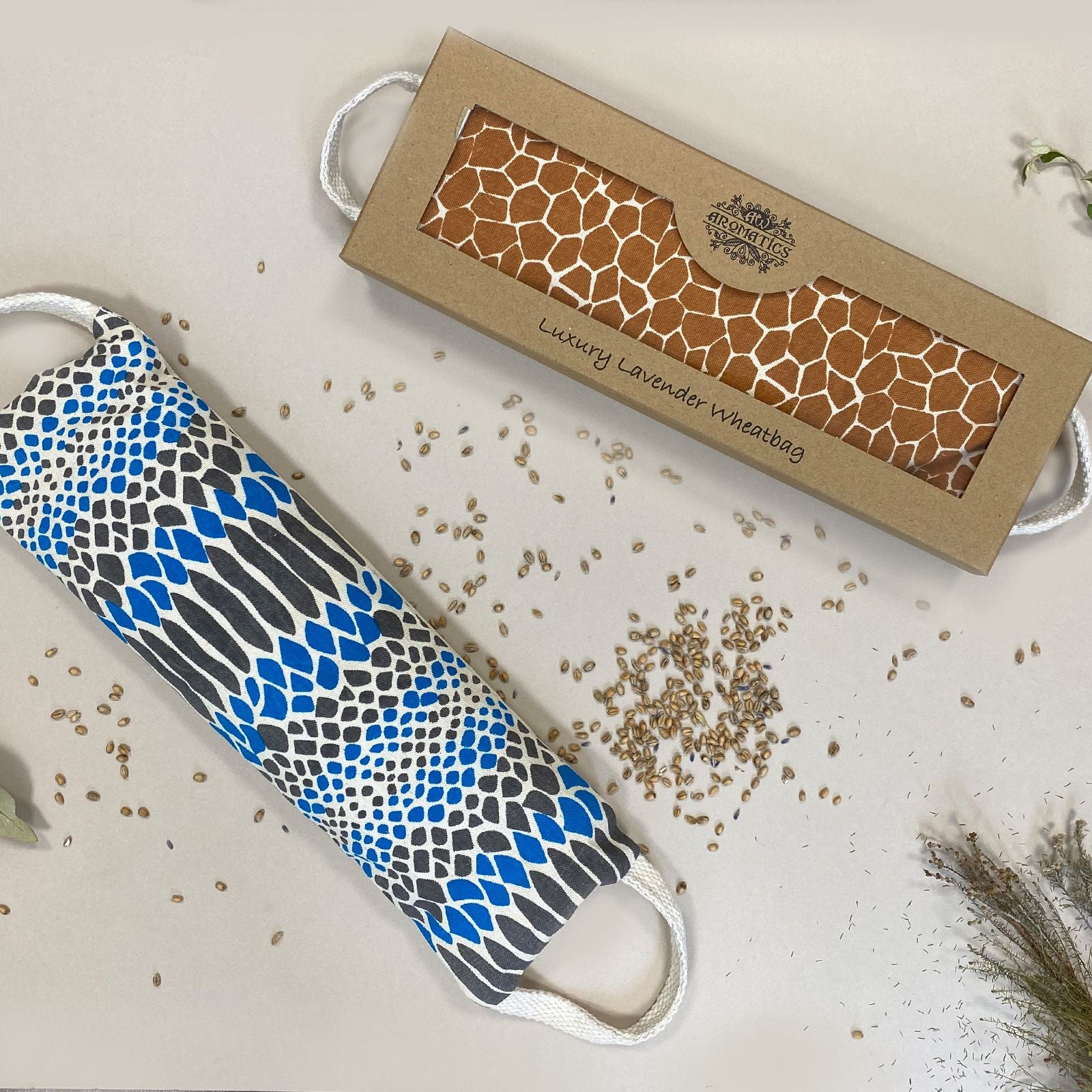 Luxury Lavender Wheat Bag in Gift Box - Lavender Comforts