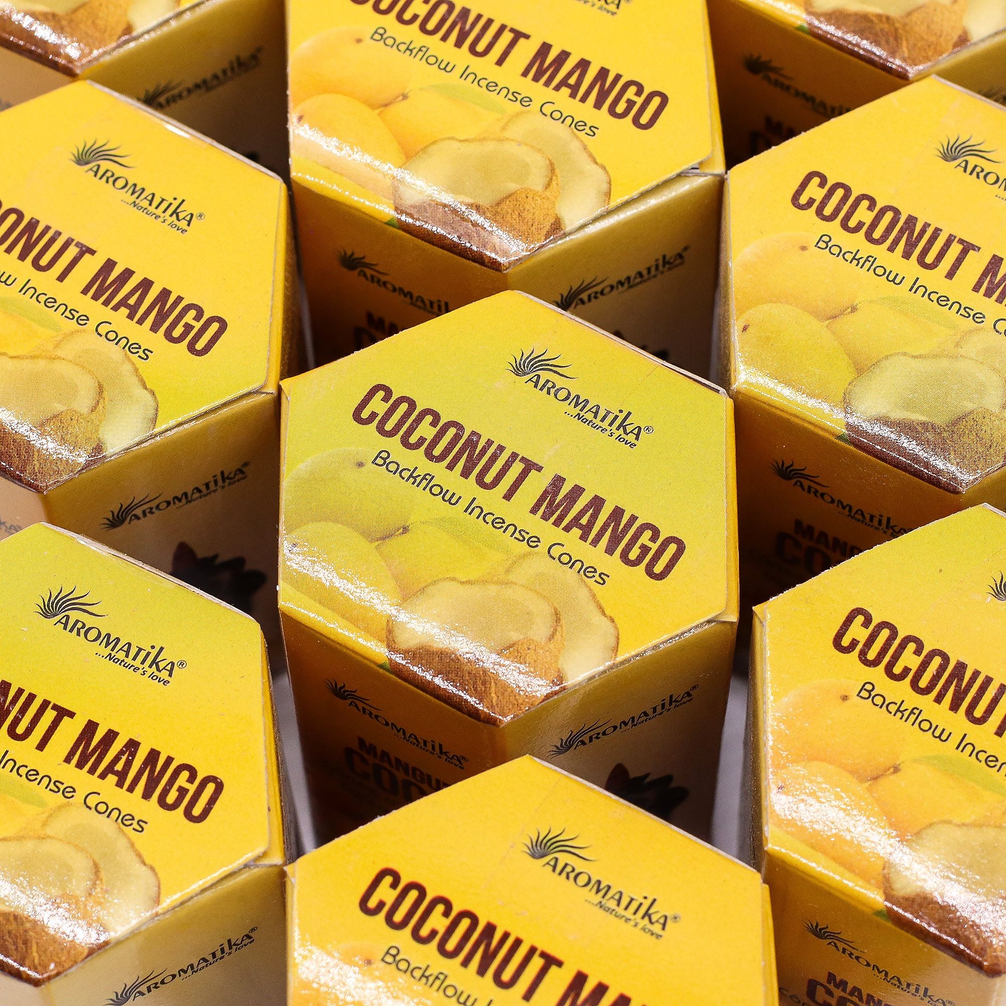Masala Backflow Incense pack of 10 - Coconut & Mango