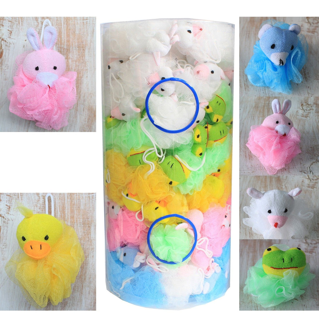 Cotton Animal Scrunchies 5 asst (display tube) - 27gm