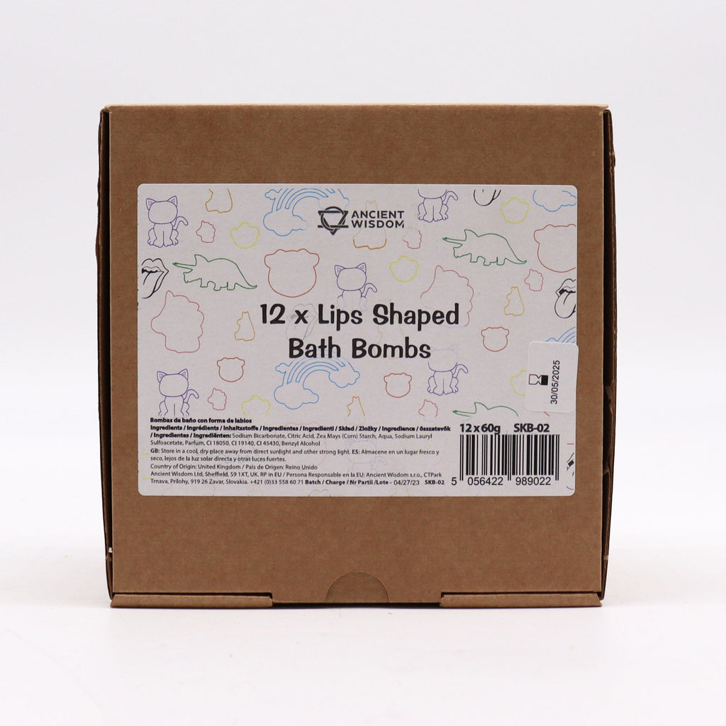 Lips Bathbomb 60g - Raspberry & Pomegranate