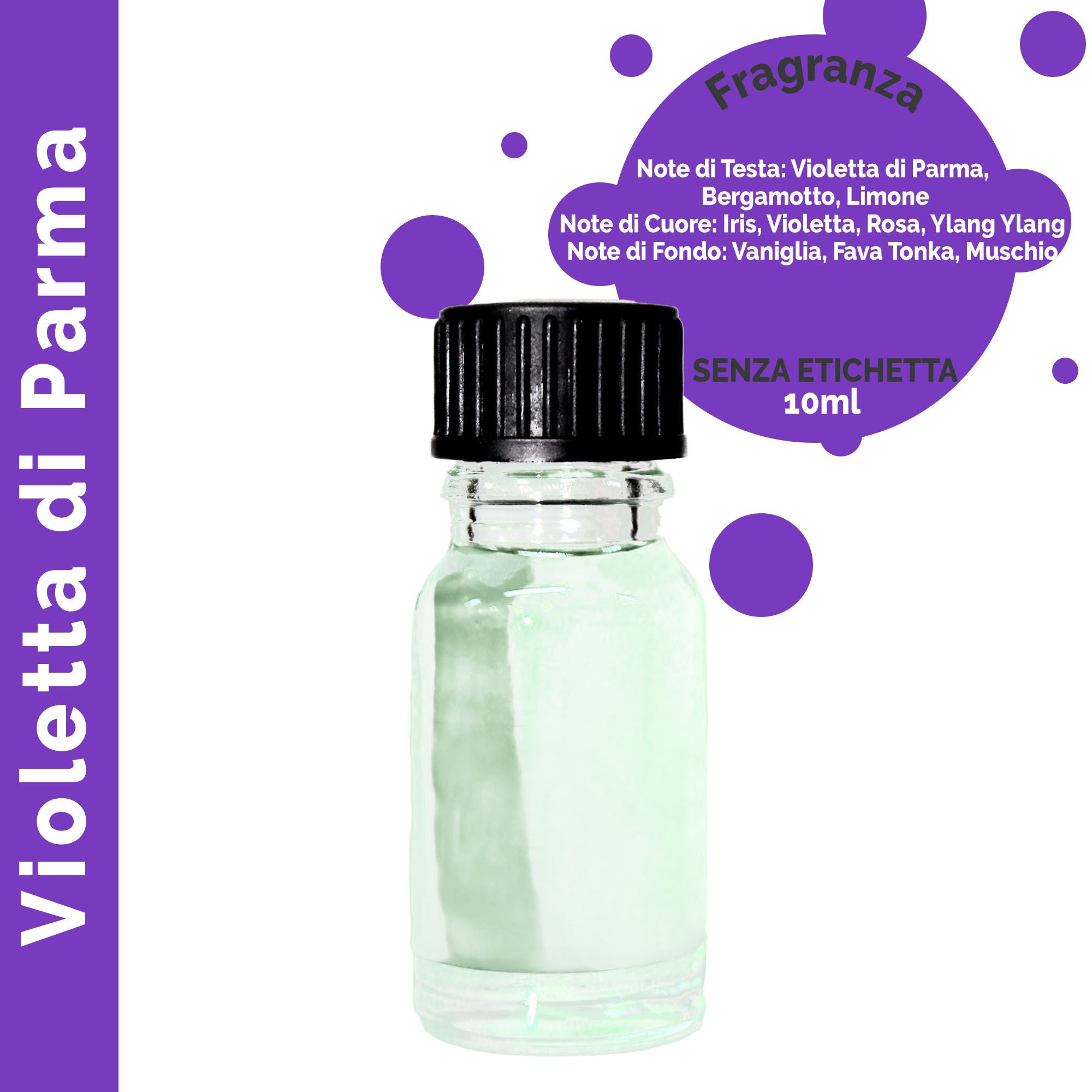10 ml Parma Violet Fragrance Oil10 ml Fresh Cotton Oil - UNLABELLED