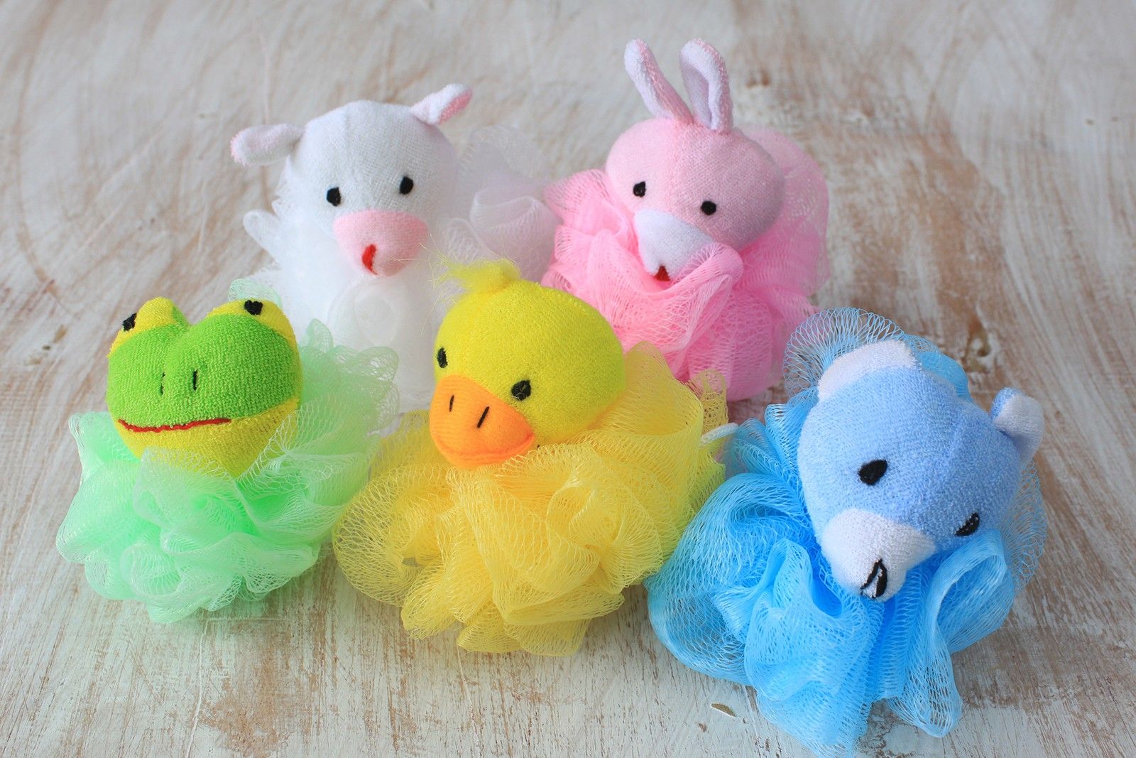 Cotton Animal Scrunchies 5 asst (display tube) - 27gm
