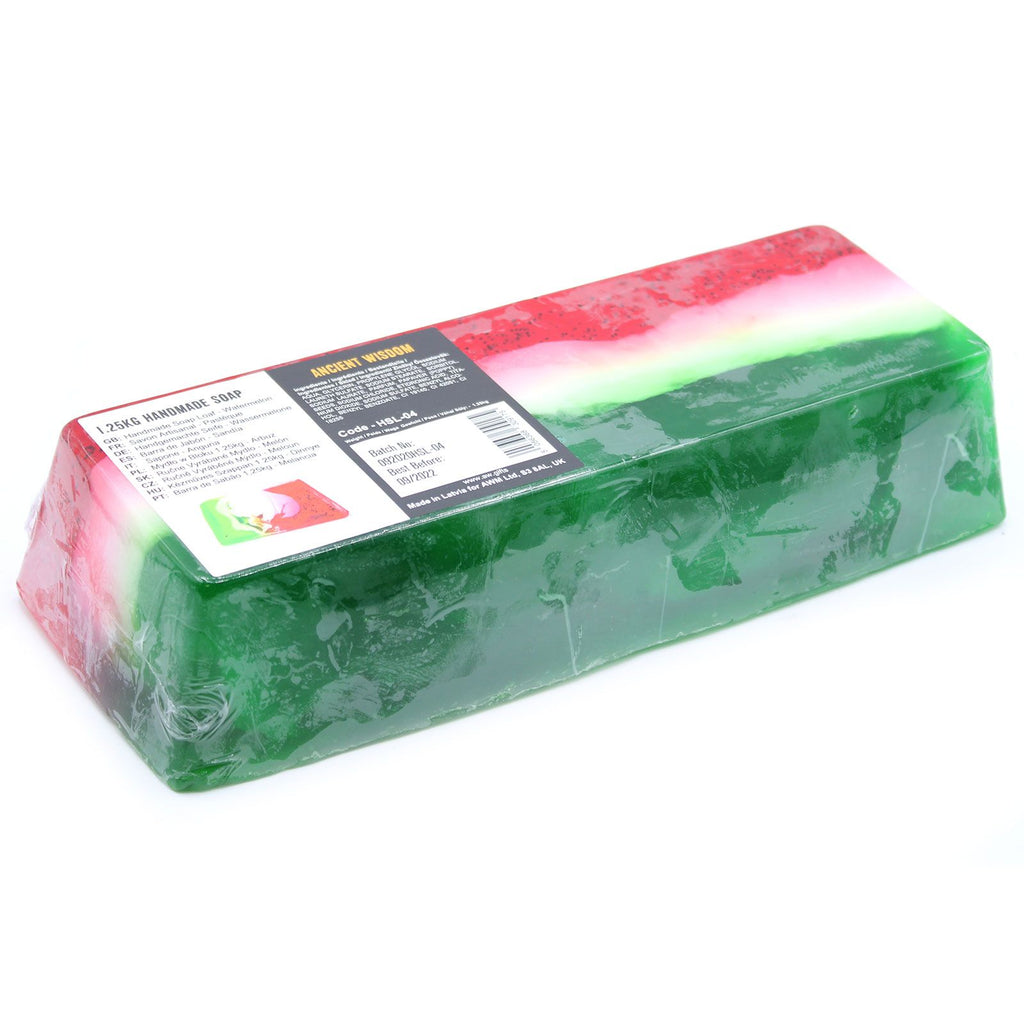 Hanmade Soap Loaf 1.25kg - Watermelon