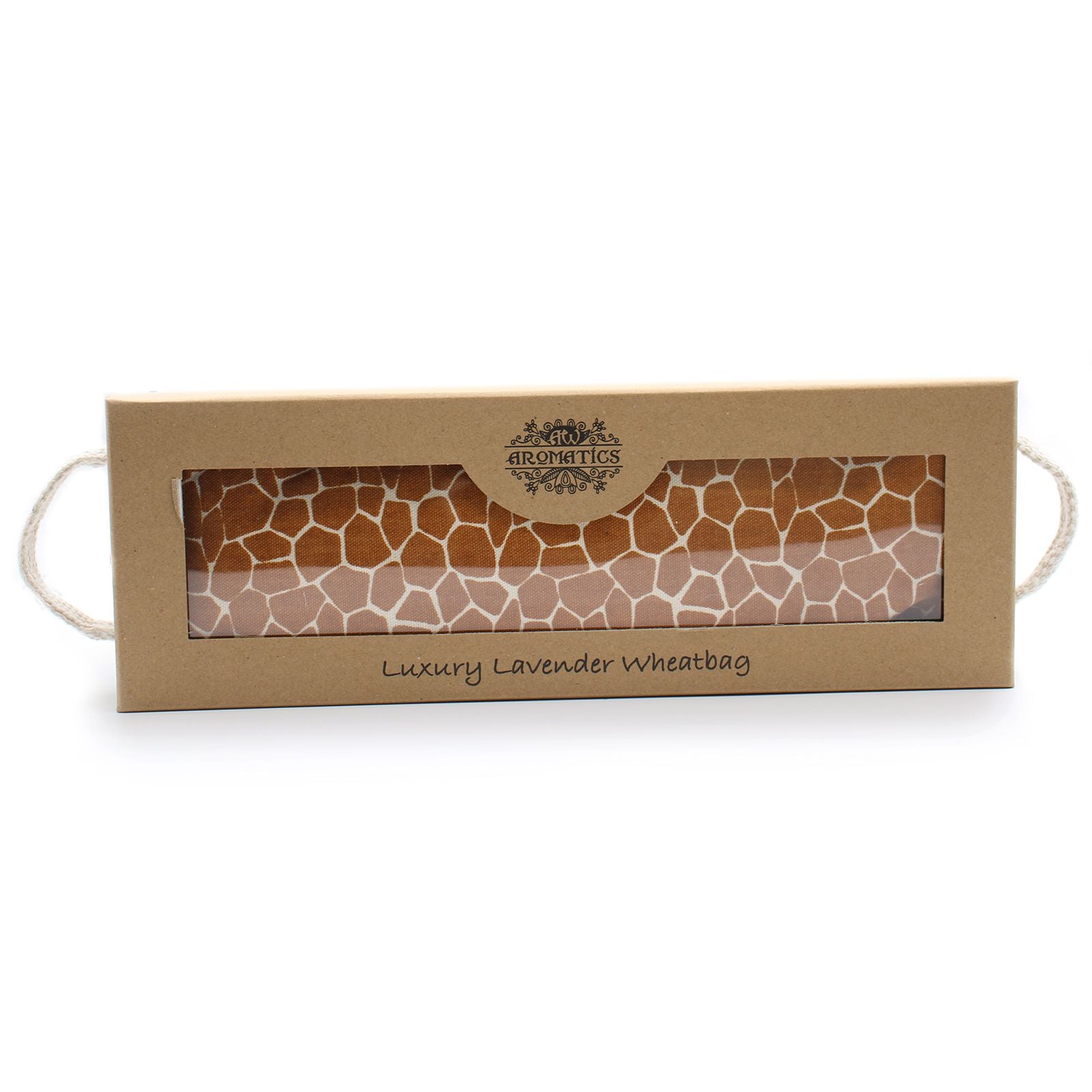 Luxury Lavender  Wheat Bag in Gift Box  - Madagascar Giraffe