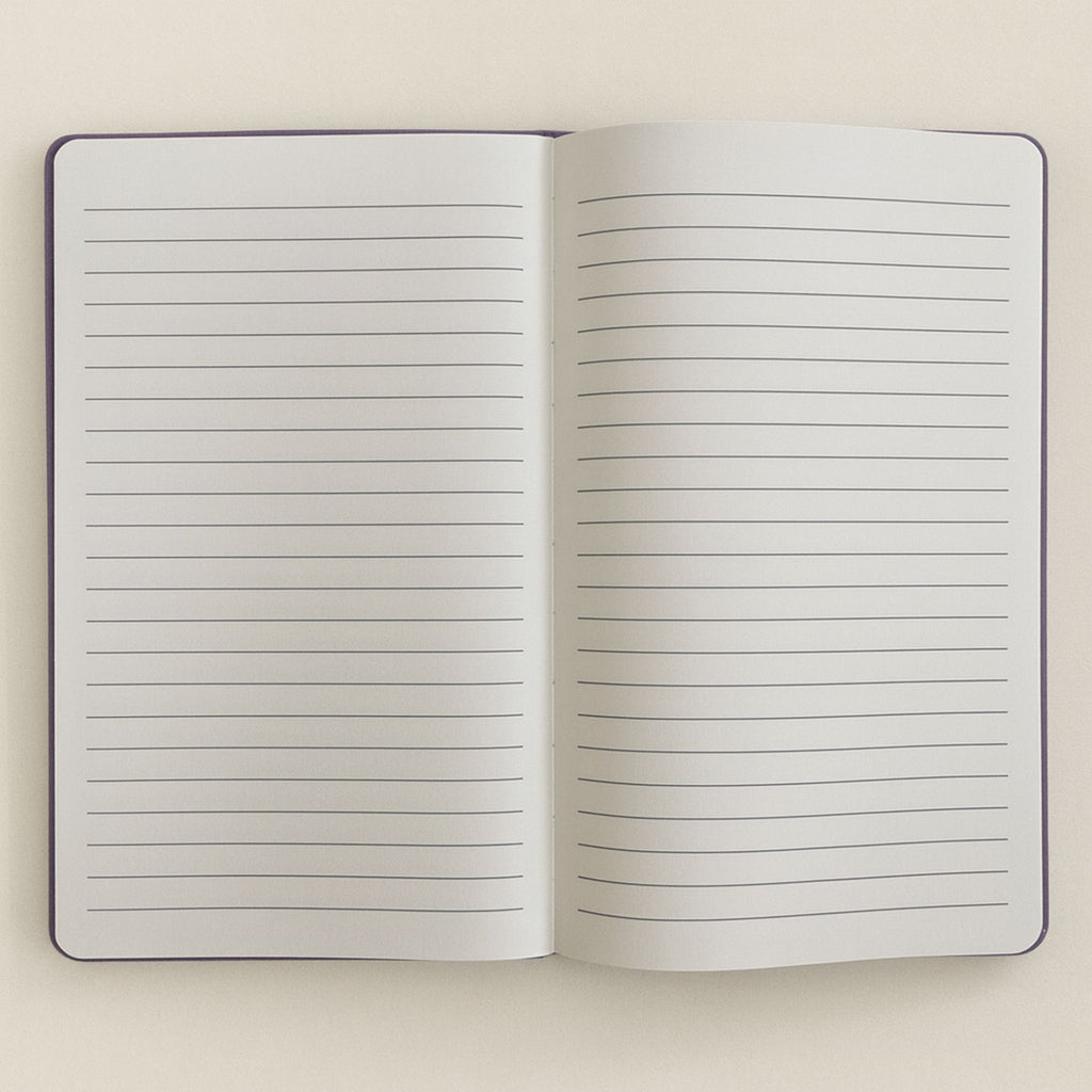 Lavender Velvet Notebook - 80 pages - Believe Yourself