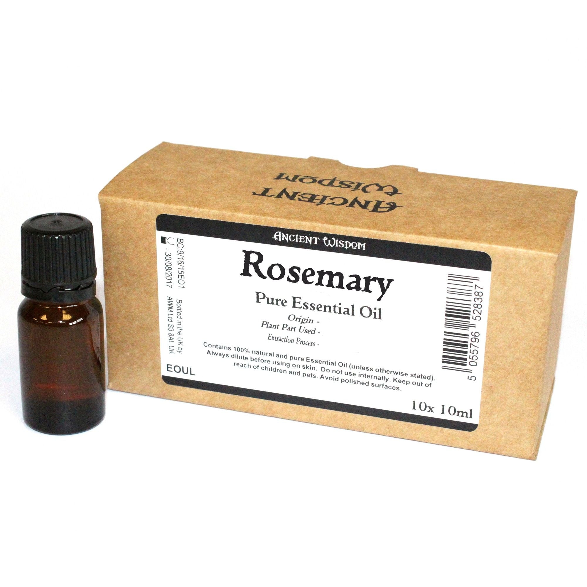10x 10ml Rosemary Essential Oil  Unlabelled