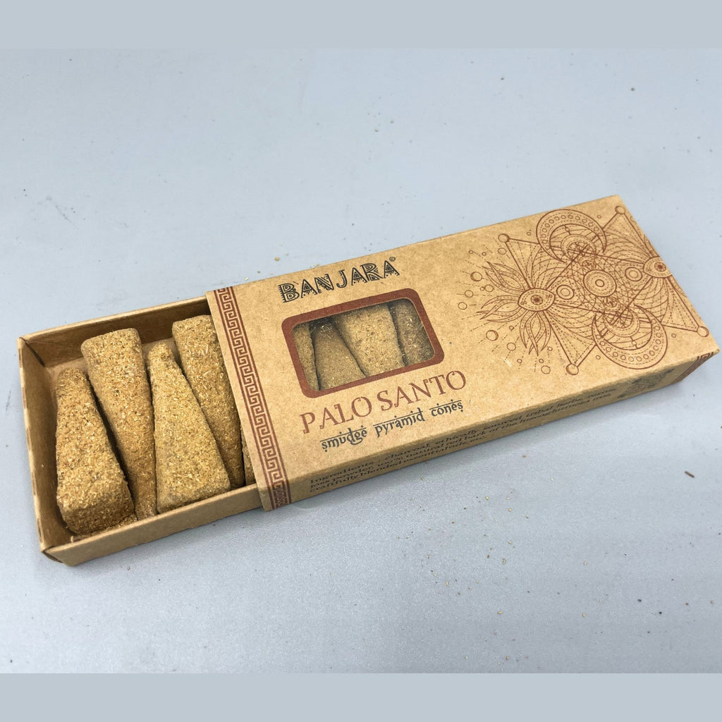Banjara Smudge Pyramid Cones - Palo Santo