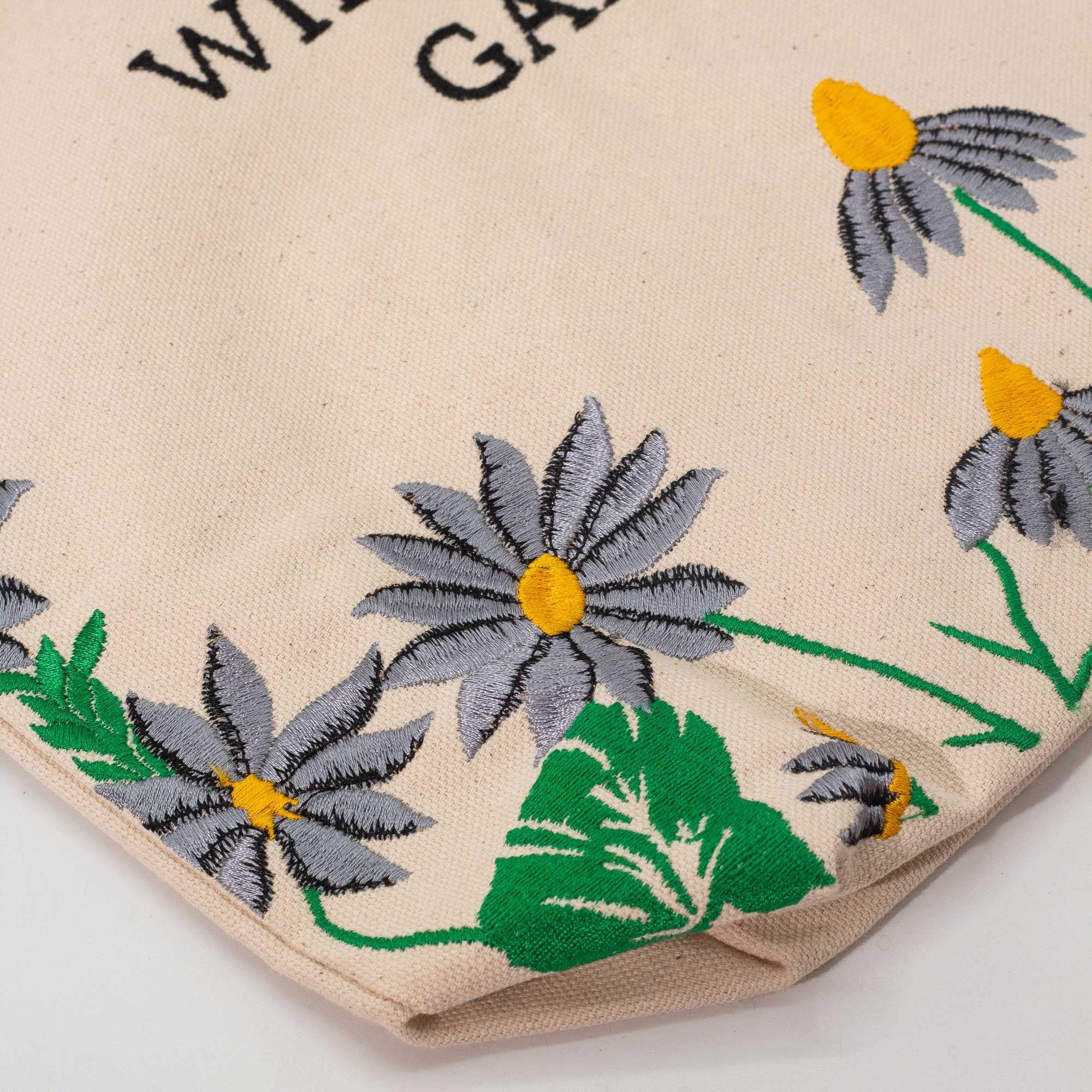 Garden Bag - Embroidery - Busy Bees