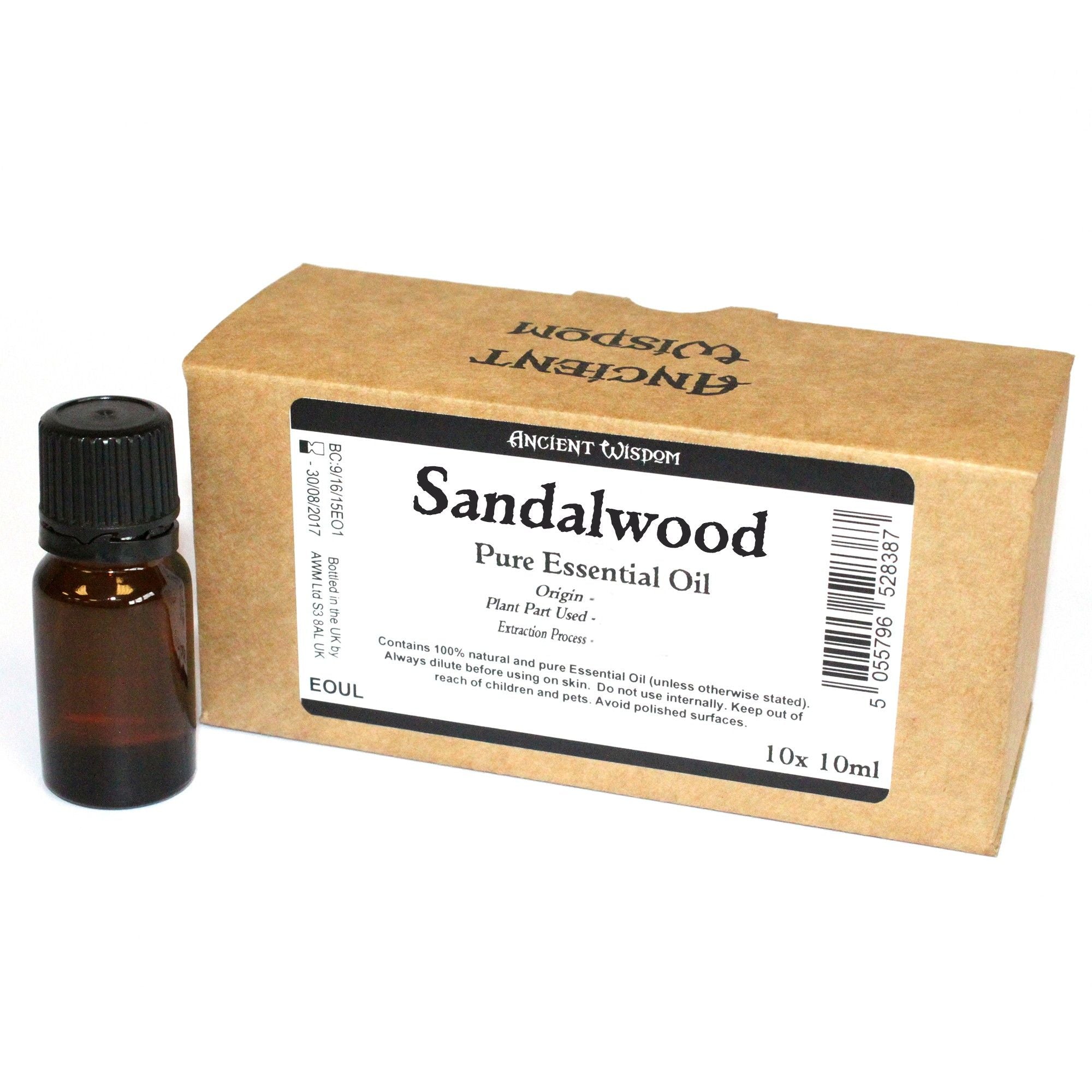 10x 10ml Sandalwood Amayris Essential Oil  Unlabelled