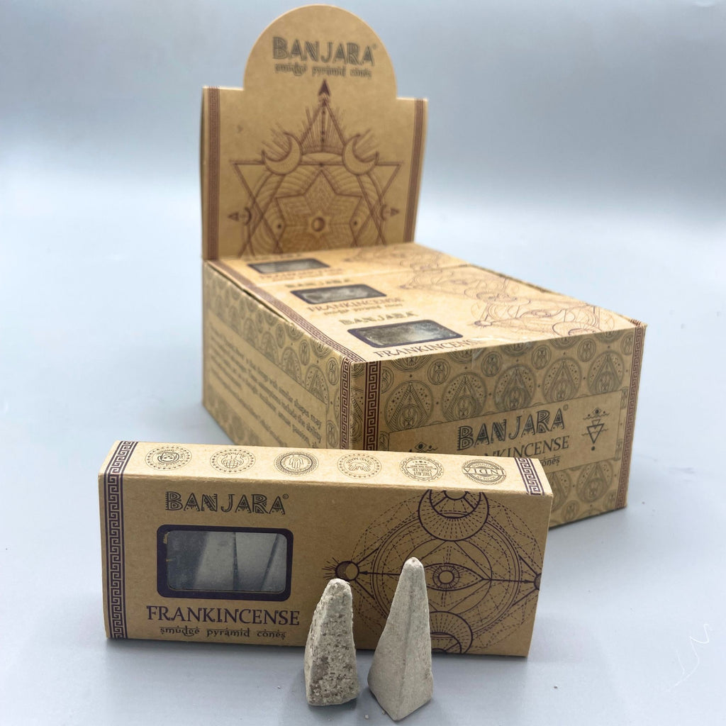 Banjara Smudge Pyramid Cones -  Frankincense
