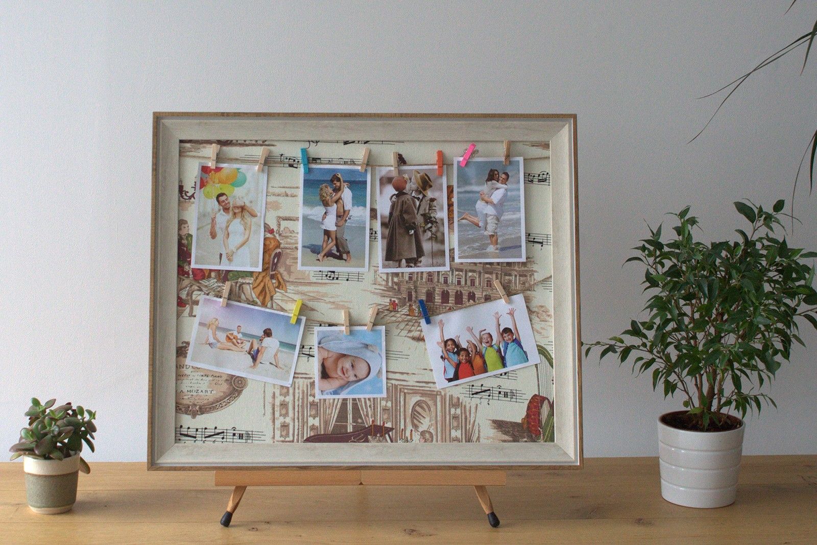 Lrg DIY Peg Photo Frames - Mozart