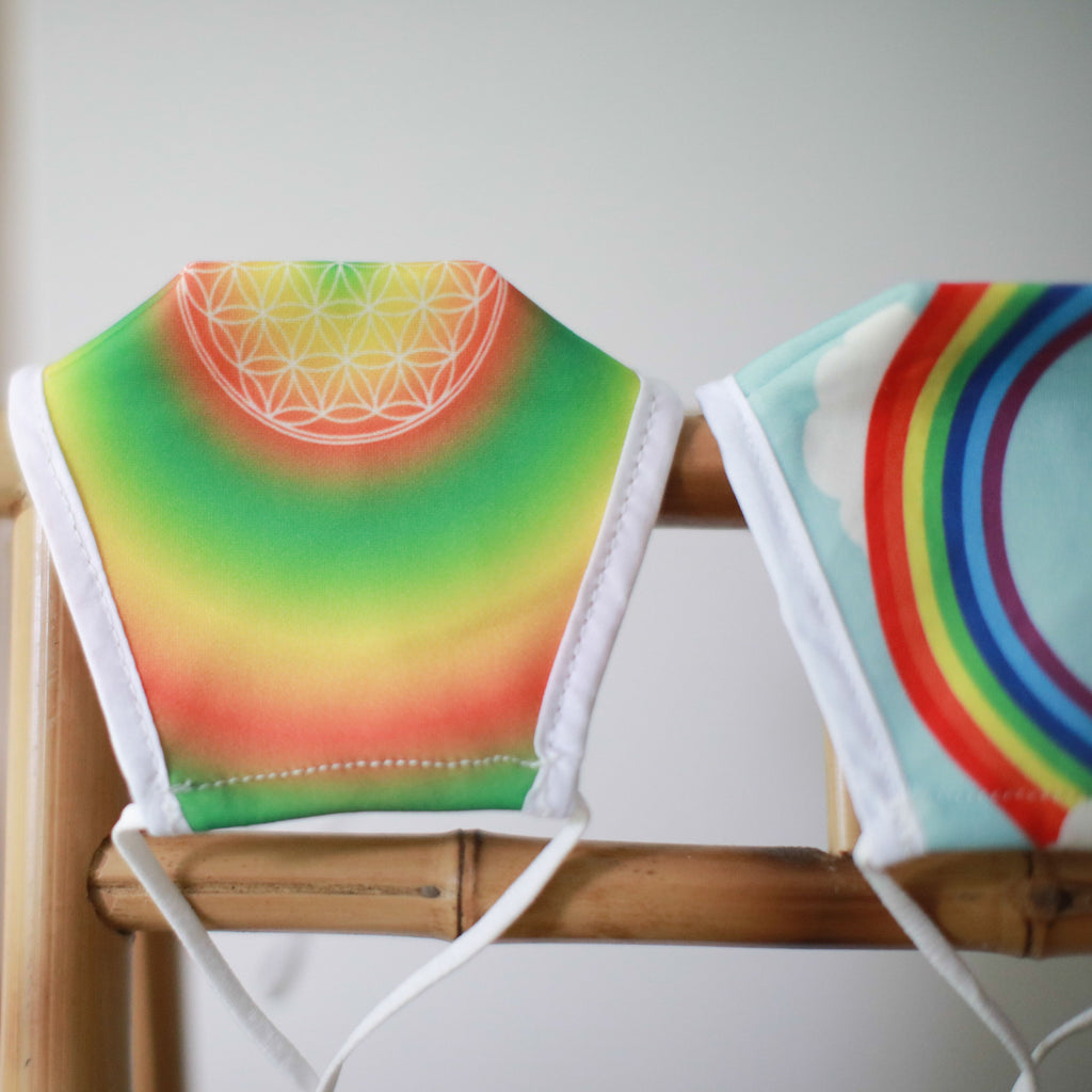 Reusable Fashion Face Covering - Flower of Life (Adult)
