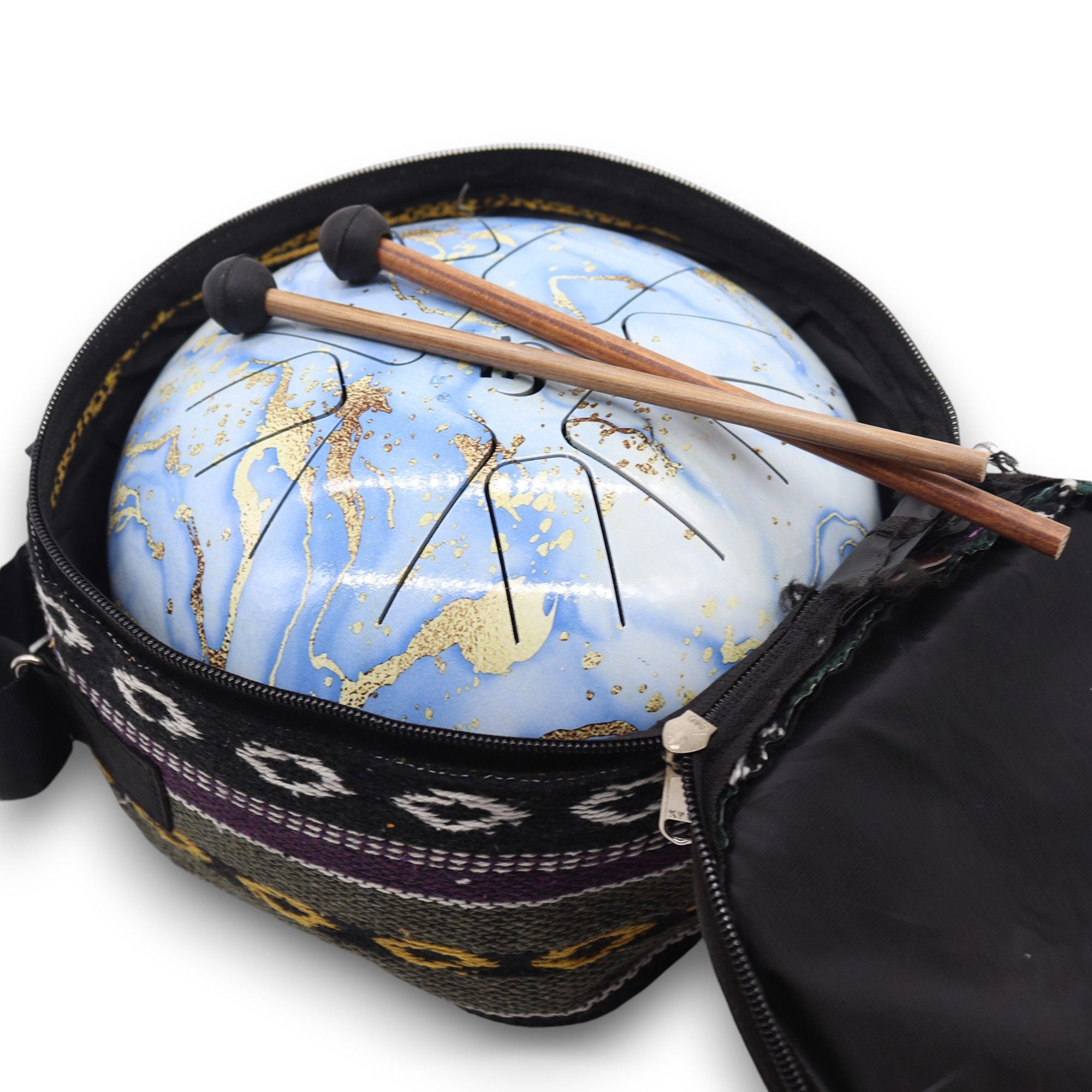 Med Steel Tongue Happy Drums  Blue Sky - 17x13cm