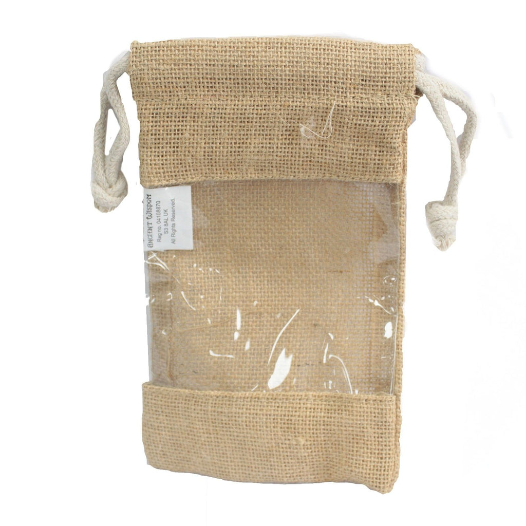 Med - Jute Window Bag 20x12cm