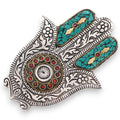 Green Small Hamsa Incense Holder 13x5.5cm