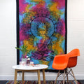 Single Cotton Bedspread + Wall Hanging - Elephant Head 130cm x 200cm