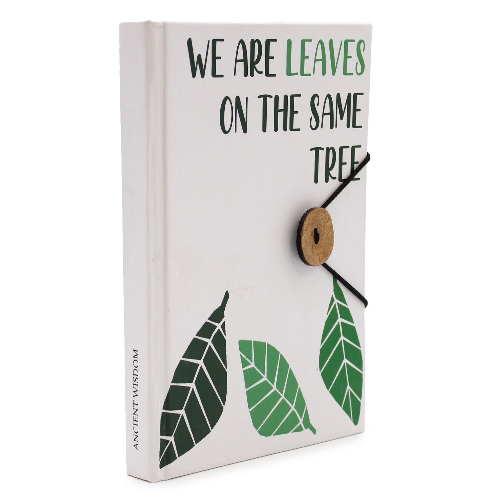 Small Notebook with strap - Leaves on the same tree