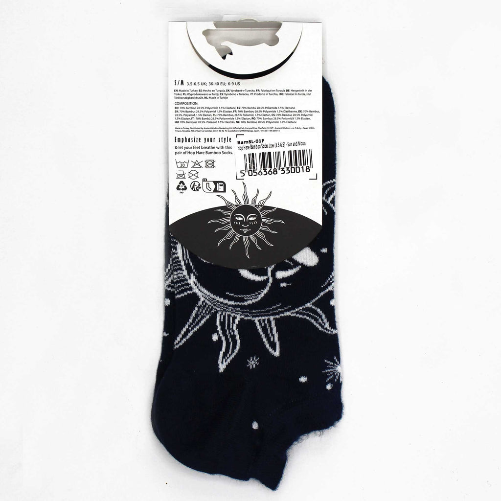 S/M Hop Hare Bamboo Socks Low (36-40) - Sun and Moon 