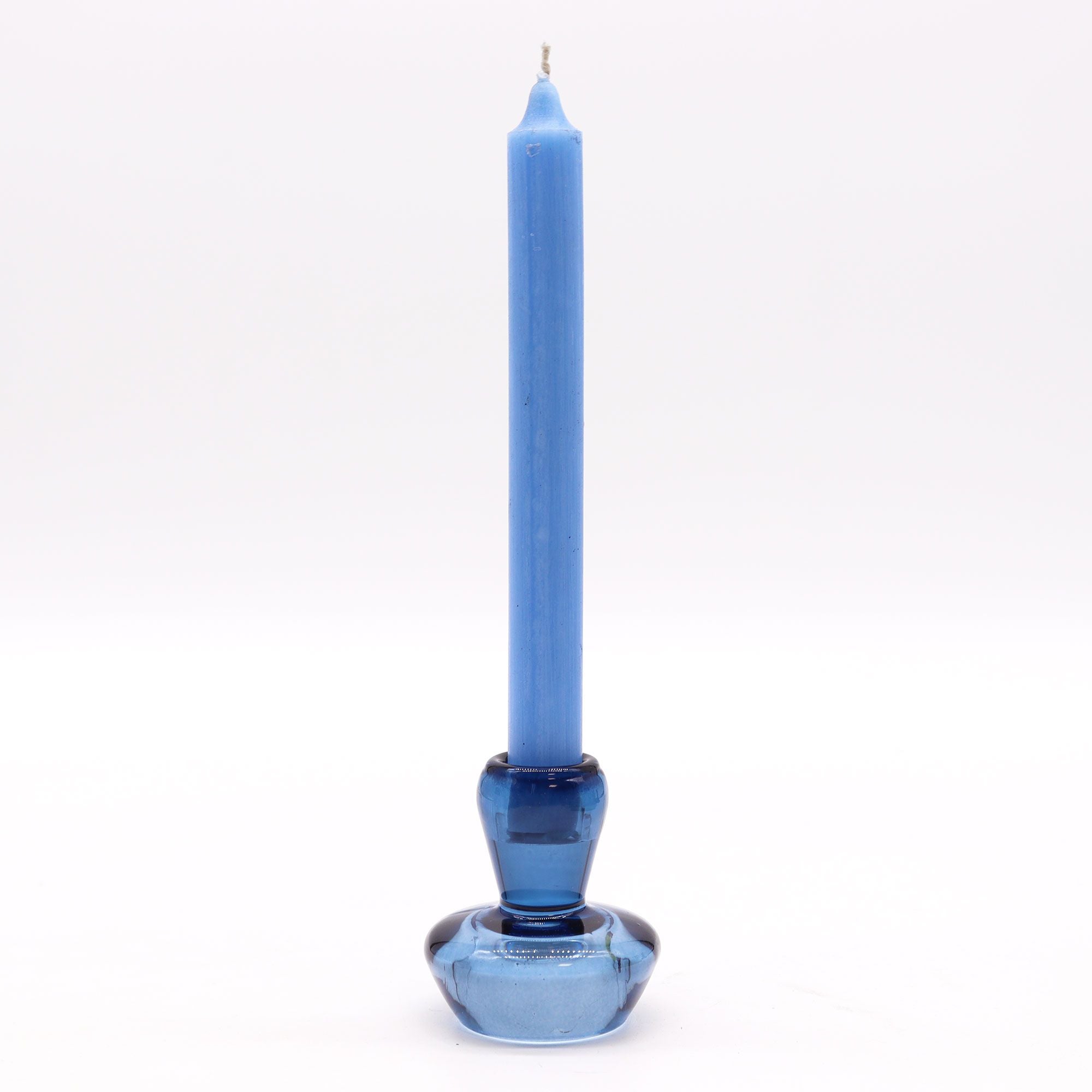 Set of 2 Mushroom Flip Dinner Candle / Tealight Holder - Royal Blue