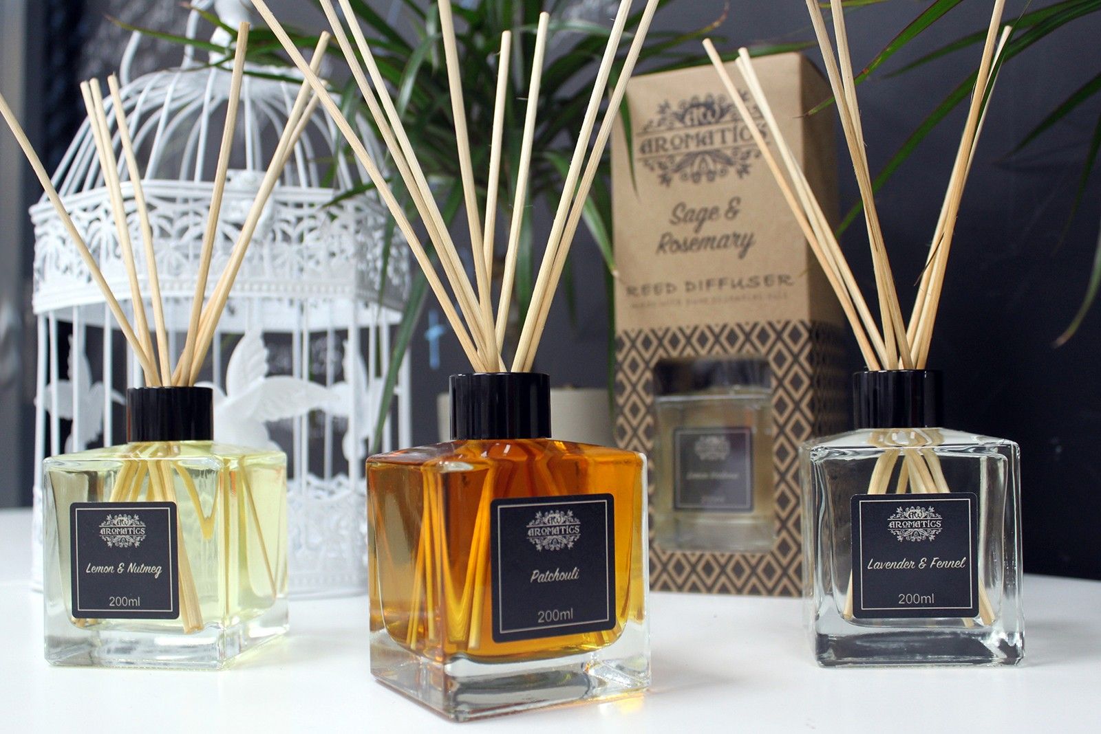 200ml Lemon Verbena Essential Oil Reed Diffuser