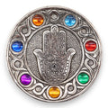 Seven Chakra Hamsa Incense Holder 11.5cm