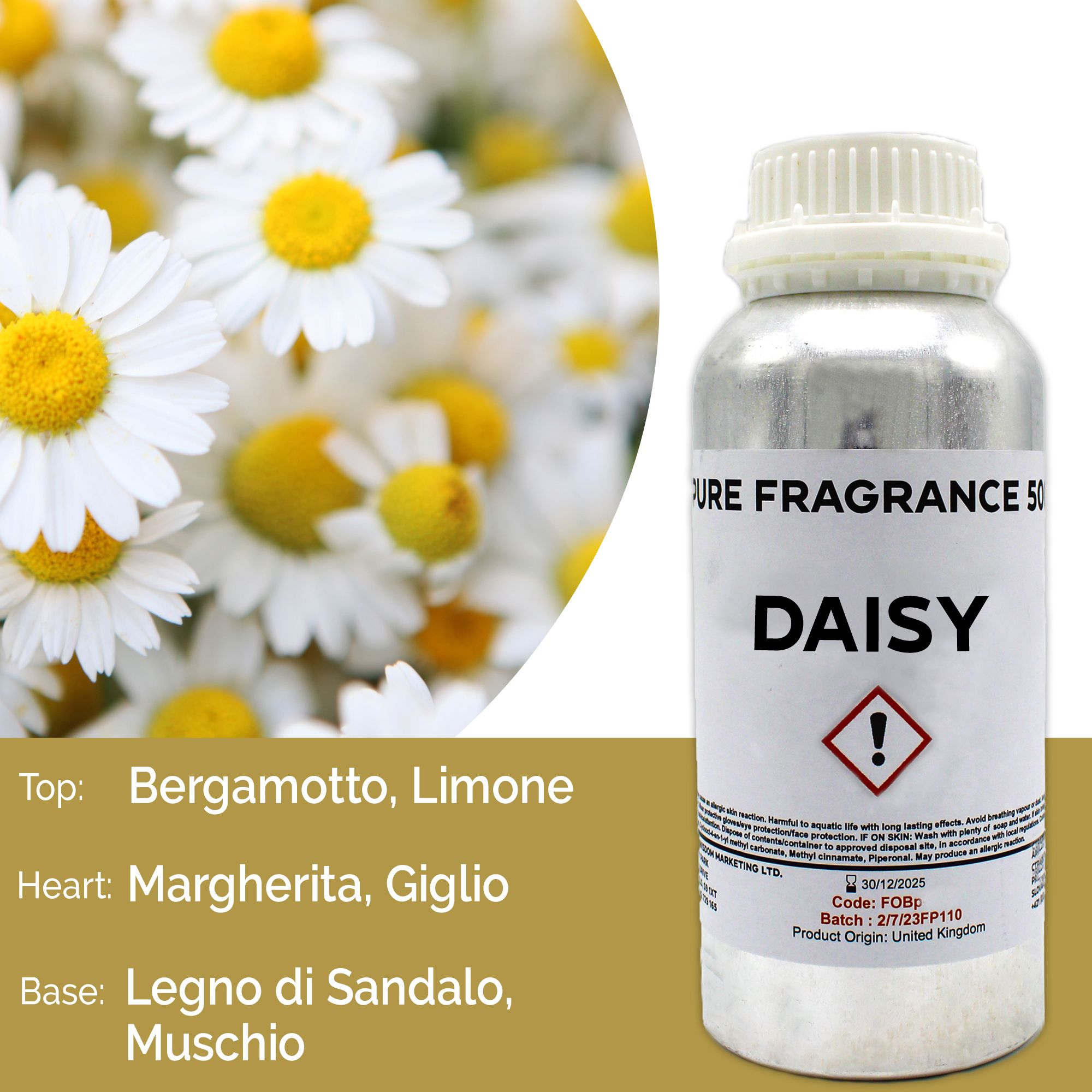 Daisy Pure Fragrance Oil - 500ml