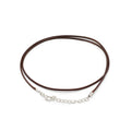 Packs Waxed Pendant Cords -  2mm x 55cm - Assorted - Dark Brown 112
