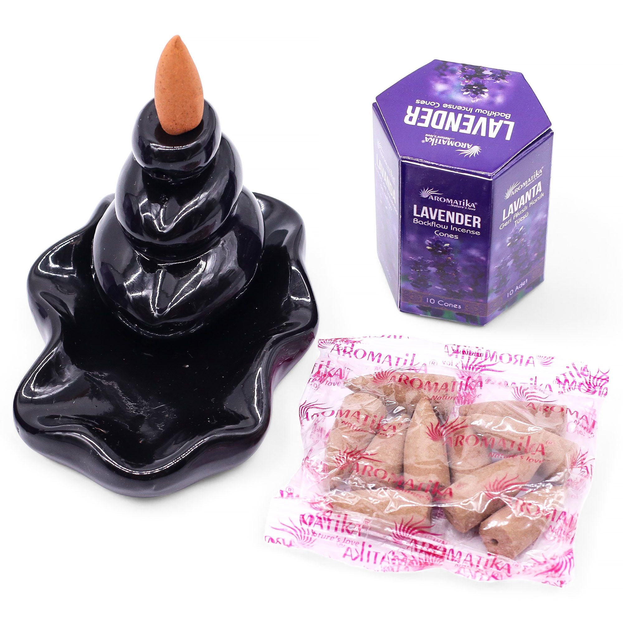 Masala Backflow Incense pack of 10 - Lavender