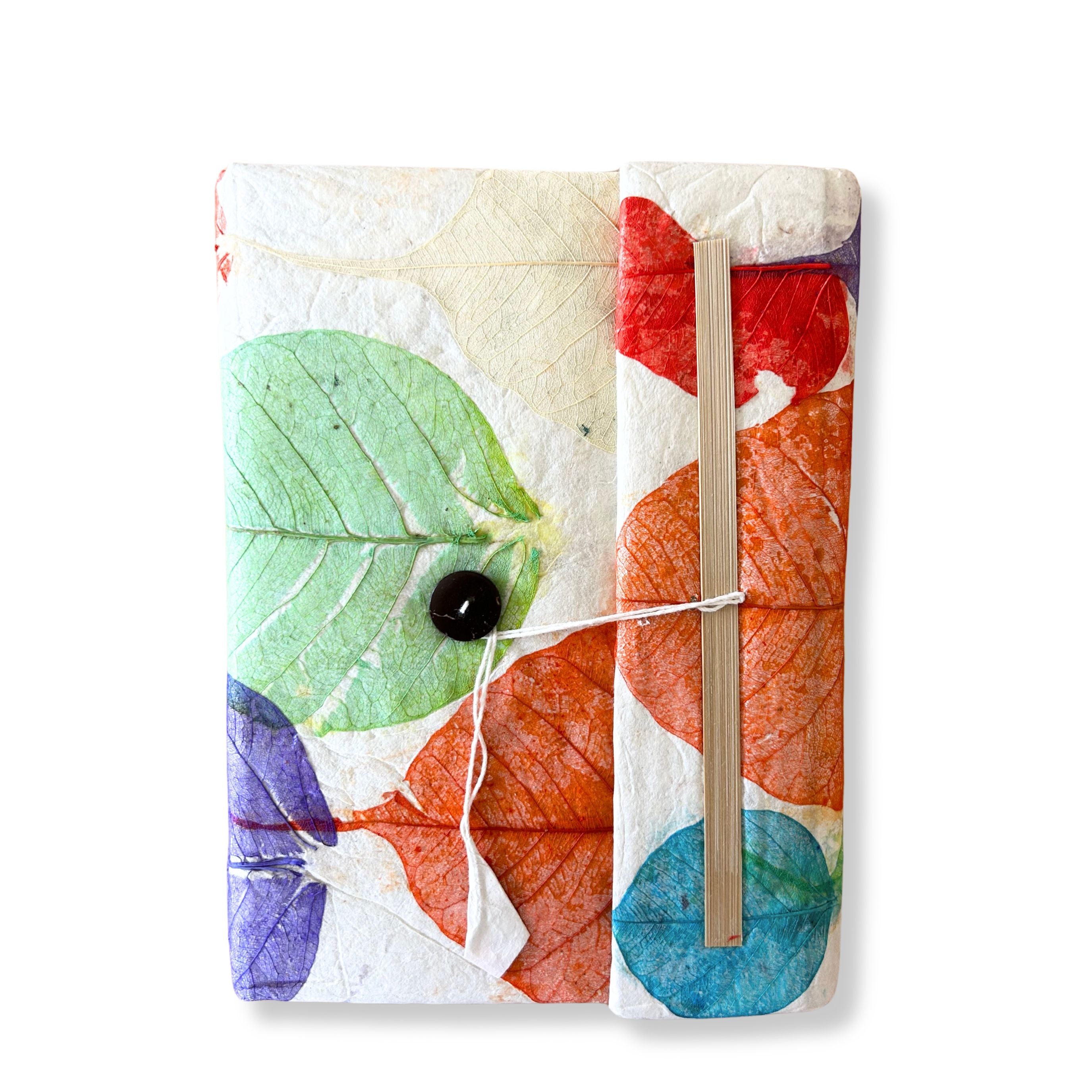 Lrg Lokta Colorful Leafs Lrg (21x15cm) - 45 leafs