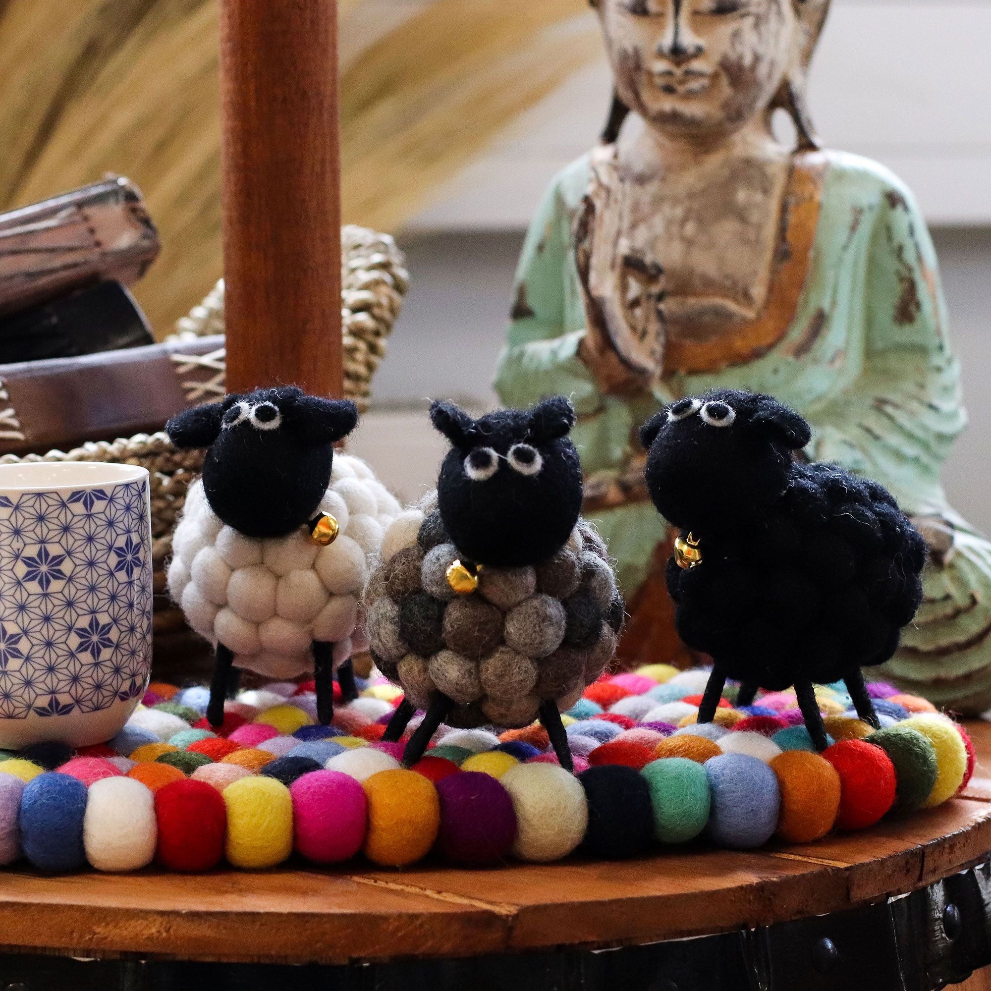 Little Felt Sheep - Black