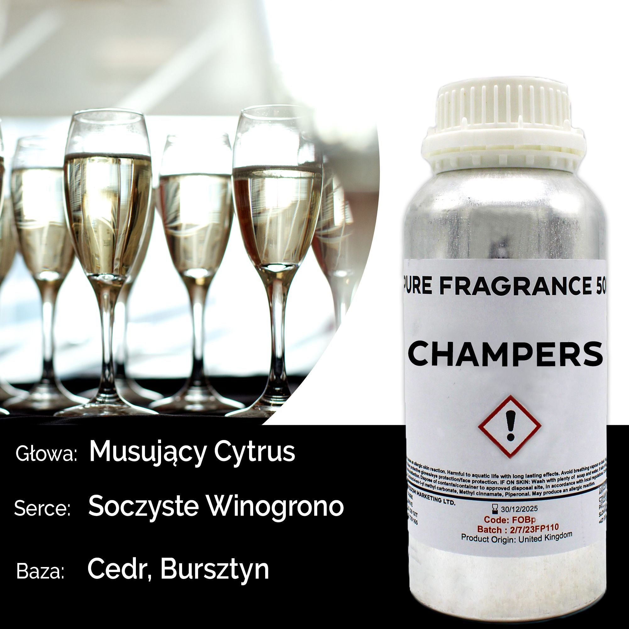 Champers Pure Fragrance Oil - 500ml